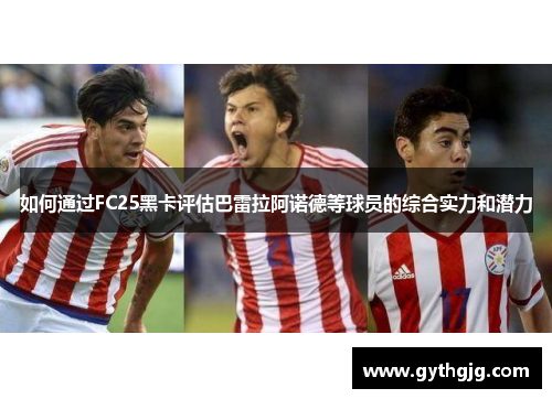 如何通过FC25黑卡评估巴雷拉阿诺德等球员的综合实力和潜力